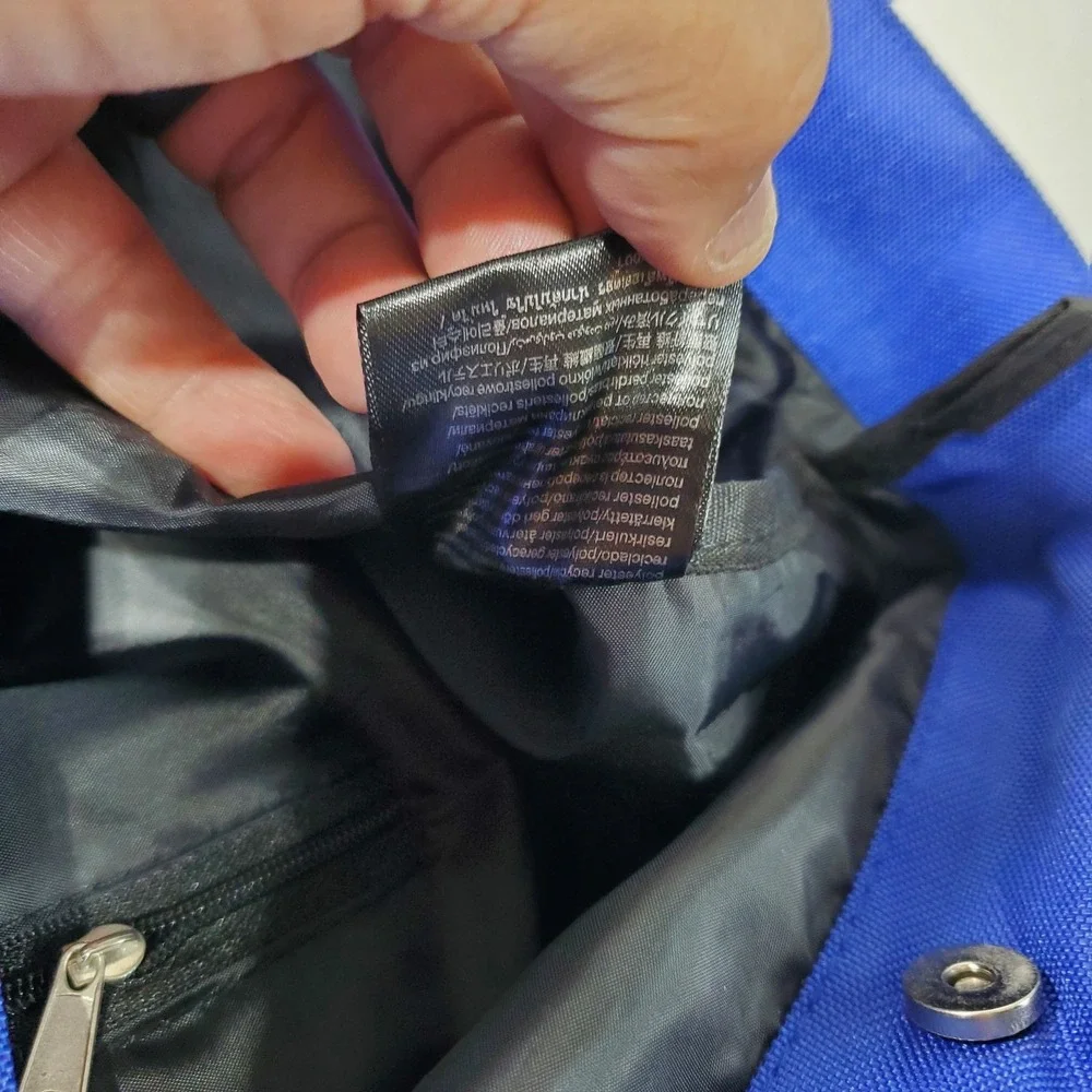 On Cloud Running Backpack Blue Sports Gym Bag Drawstring Adjustable 21x14